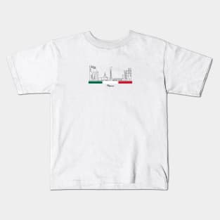 Doha Skyline - Qatar 2022 - Mexico Kids T-Shirt